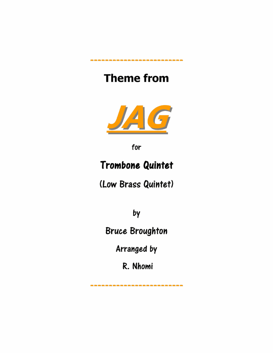 Jag Theme (arr. R. Nhomi)