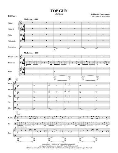 Top Gun Anthem (arr. John M. Pasternak)