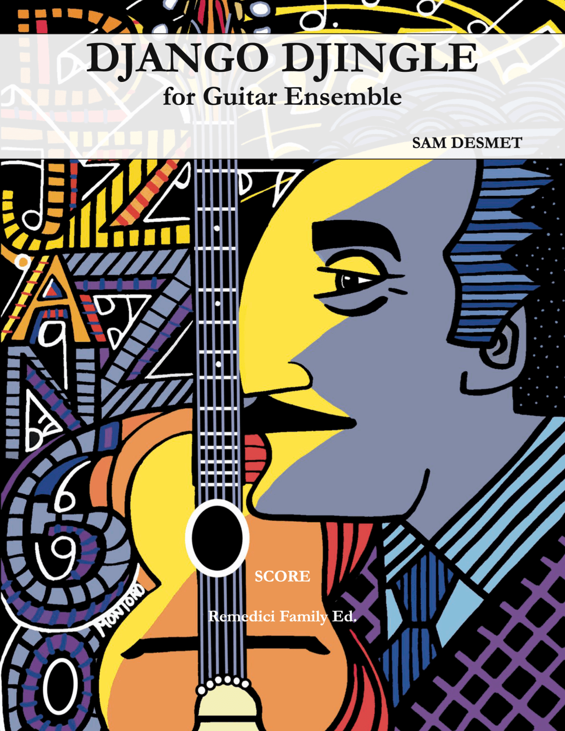 Django Djingle for Guitar Ensemble
