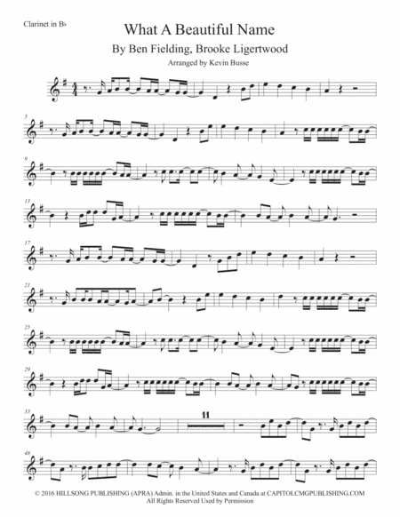 What A Beautiful Name (arr. Kevin Busse)