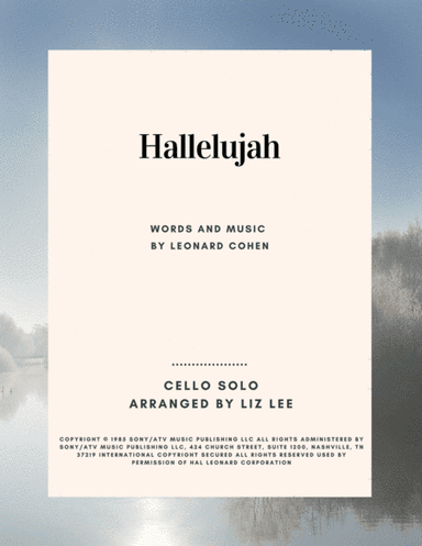 Hallelujah (arr. Liz Lee - Cellomoji)
