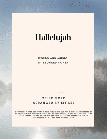 Hallelujah (arr. Liz Lee - Cellomoji)
