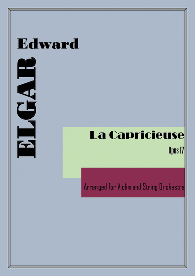 La Capricieuse Op.17 (arr. for Violin and Strings) (arr. VioArrange)