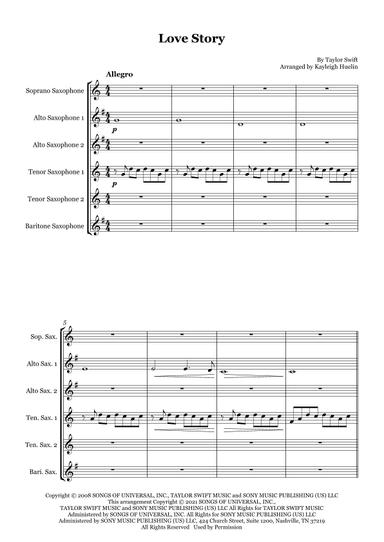 Love Story (arr. Kayleigh Huelin)