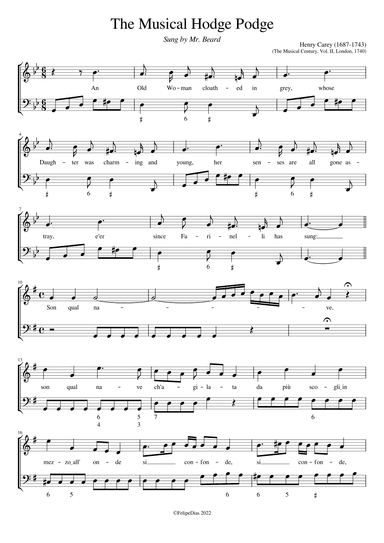 The Musical Hodge Podge (arr. Early Music Scores)