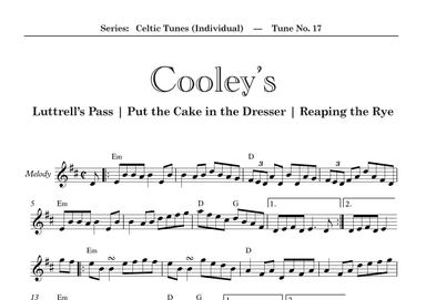 Cooley's (arr. Thomas Gray)