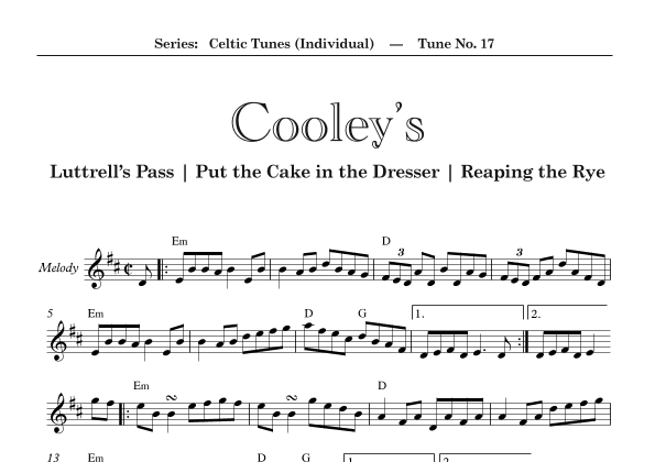 Cooley's (arr. Thomas Gray)