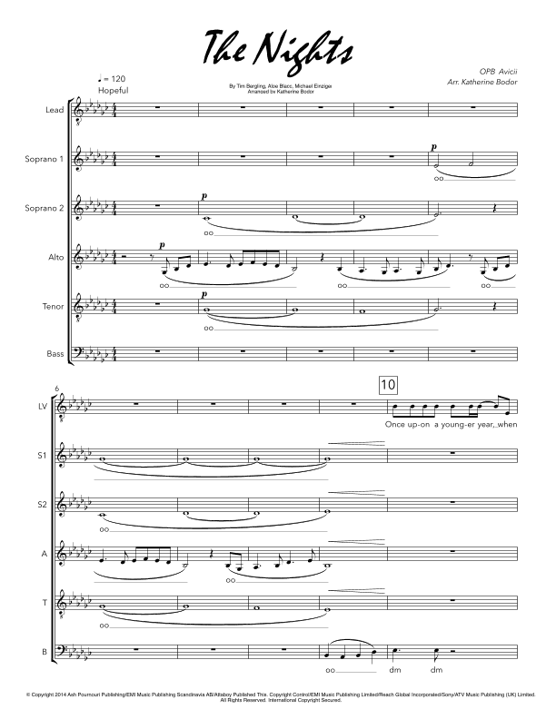 The Nights (arr. Katherine Bodor)