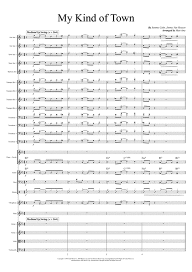 My Kind Of Town (chicago Is) (arr. Matt Amy)