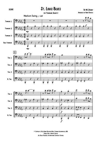 St. Louis Blues (arr. Andy Derrick)