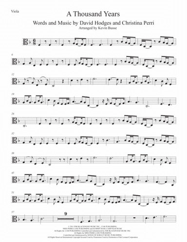 A Thousand Years (arr. Kevin Busse)