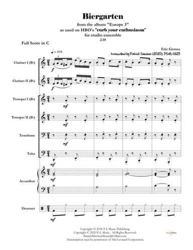 Bang Bang (my Baby Shot Me Down) (arr. Patrick Sheehan)