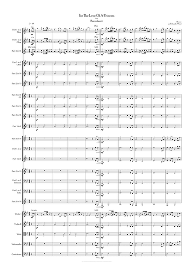 For The Love Of A Princess (arr. Tom Rundle-Wood)