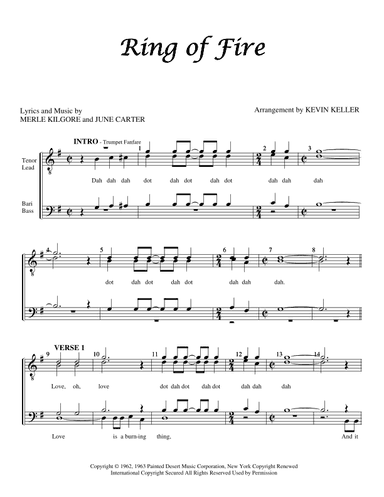 Ring Of Fire (arr. Kevin Keller)