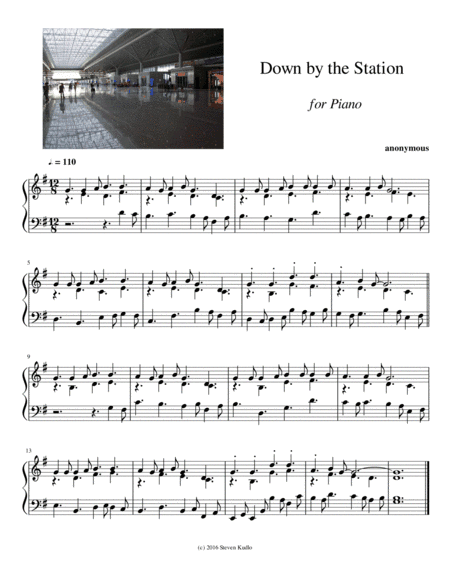 Down by the Station (arr. Steven Kudlo)