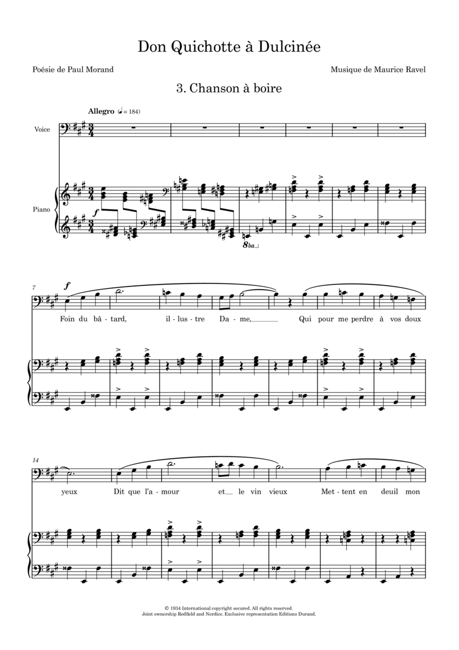 Chanson Romanesque (arr. coachvocal.com)