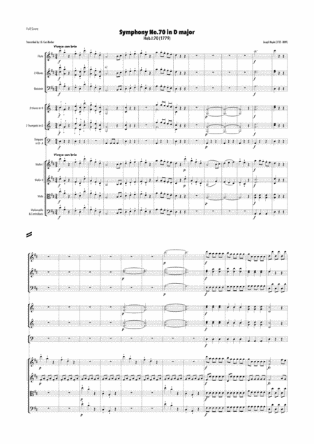 Haydn - Symphony No.70 in D major, Hob.I:70 (arr. J.G. Cucó Barber)