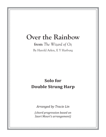 Over The Rainbow (arr. Tracie Lin)