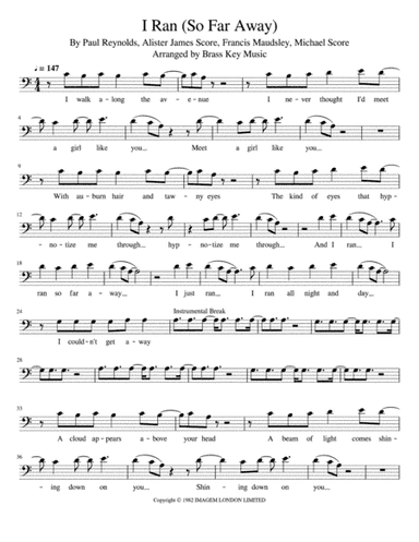 I Ran (so Far Away) (arr. Brass Key Music)