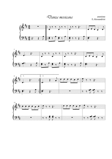 Mexican dance (arr. Ester Alessandrini)
