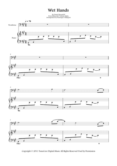 Wet Hands (arr. Henrique F Mangoni)