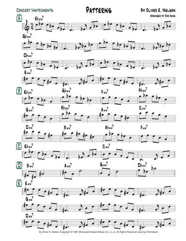 Patterns (arr. Rob Ames)