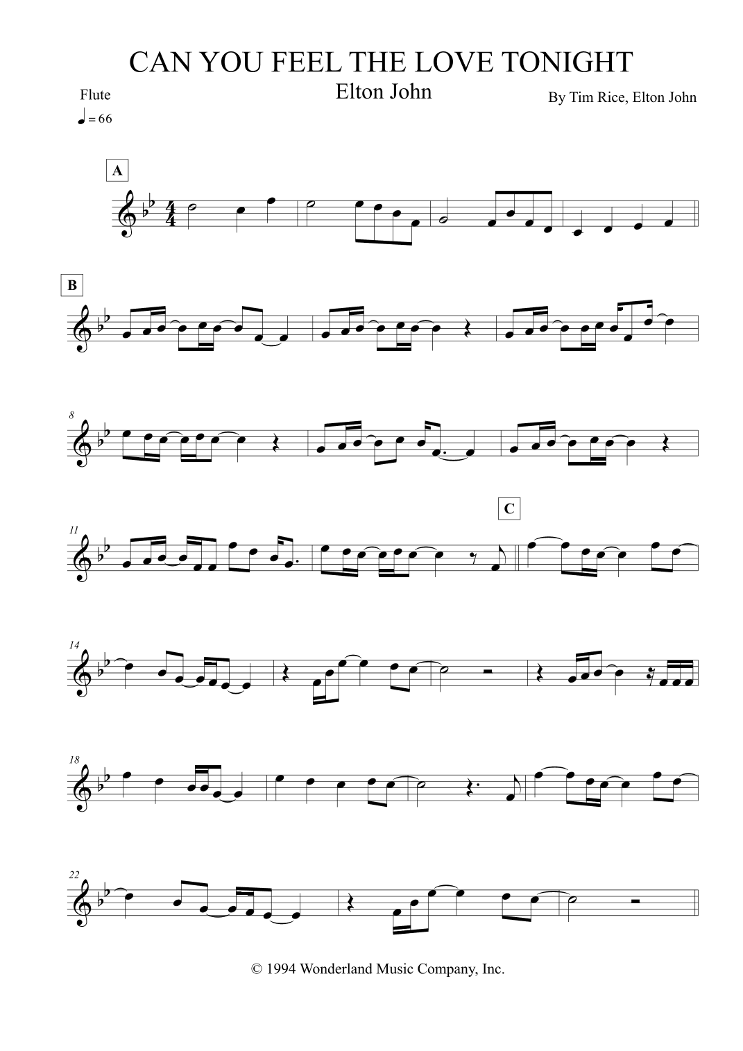 Can You Feel The Love Tonight (arr. Leo Silva)