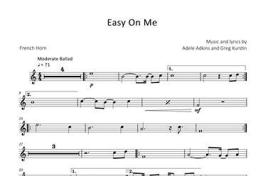Easy On Me (arr. David Lartey)