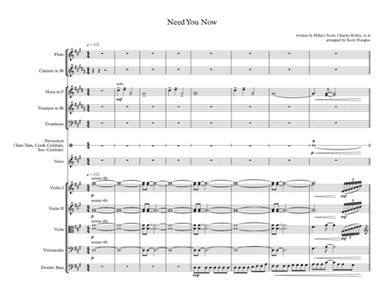 Need You Now (arr. Scott Douglas)