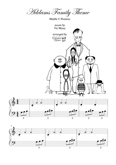 Addams Family Theme (arr. Christine Dybov)