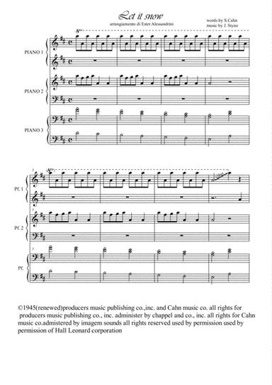 Let It Snow! Let It Snow! Let It Snow! (arr. Ester Alessandrini)