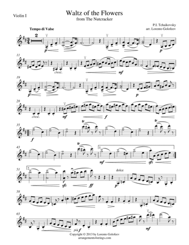 Waltz of the Flowers (arr. Lorento Golofeev)
