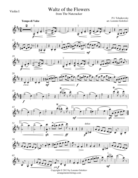 Waltz of the Flowers (arr. Lorento Golofeev)