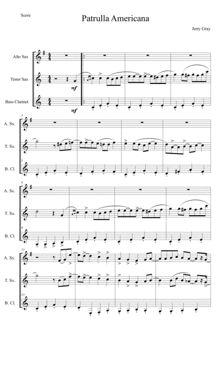 Patrulla Americana (arr. Cristian Gomez)