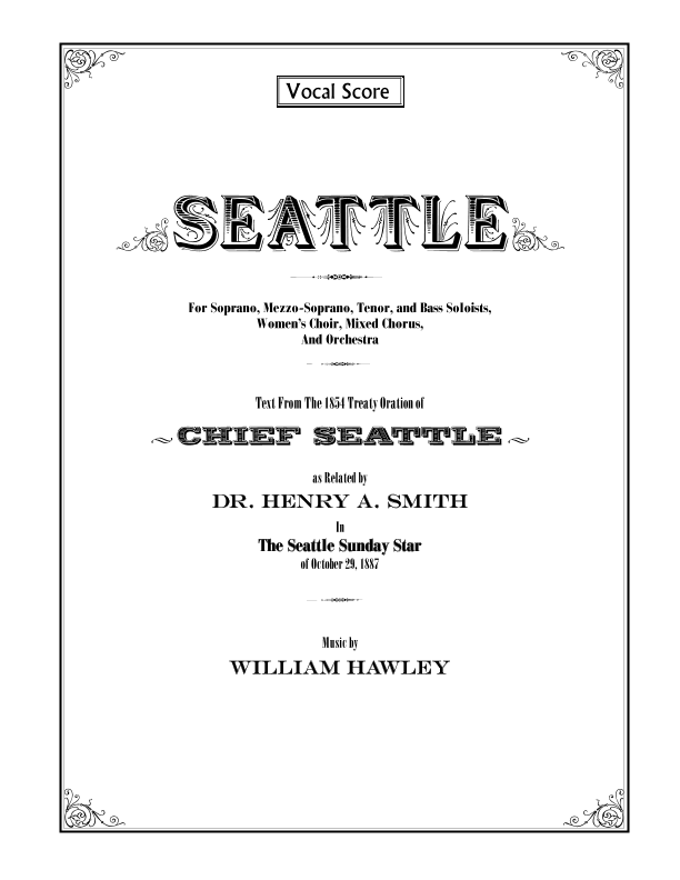 Seattle (Vocal Score)