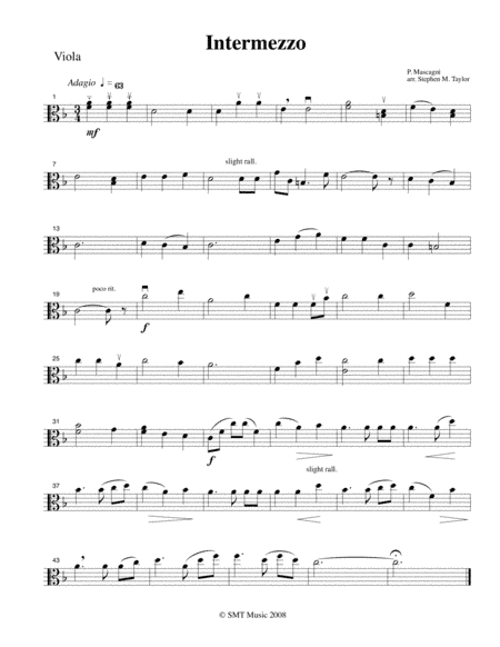 Intermezzo Mascagni (arr. Stephen M. Taylor)