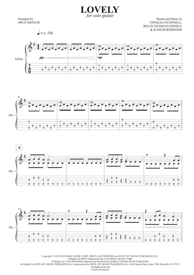 Lovely (arr. Art.o Artaud)