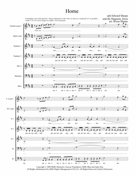 Home (arr. Bryan Sharpe)