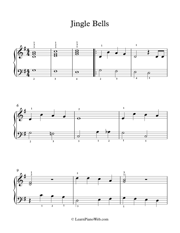 Jingle Bells (arr. PianoWithMichael.com)