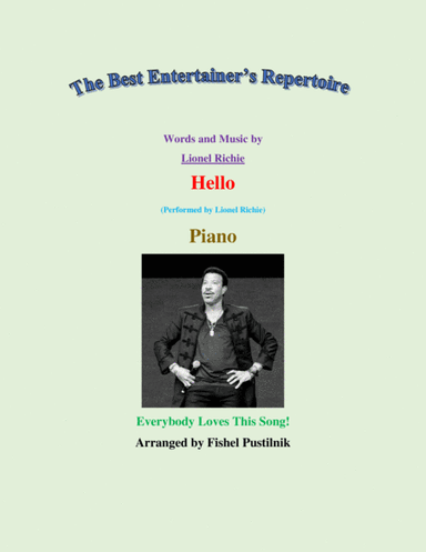 Hello (arr. Fishel Pustilnik)