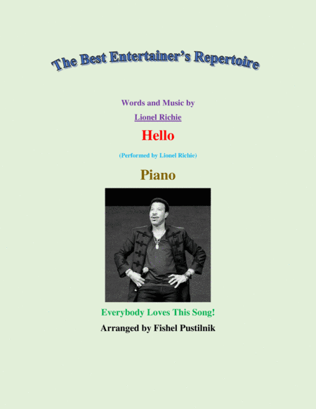 Hello (arr. Fishel Pustilnik)
