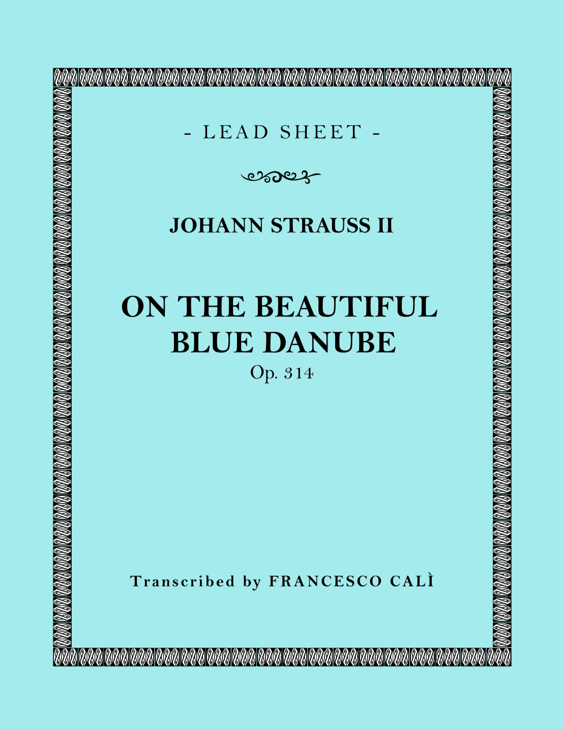 On the Beautiful Blue Danube (arr. Francesco Calì)