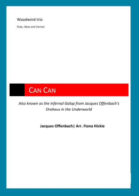 Can Can: Infernal Galop from Orpheus in the Underworld (arr. Fiona Alice Hickie)