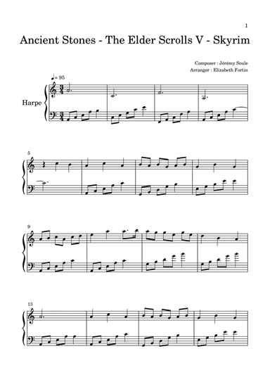 Ancient Stones (arr. Elizabeth Fortin)