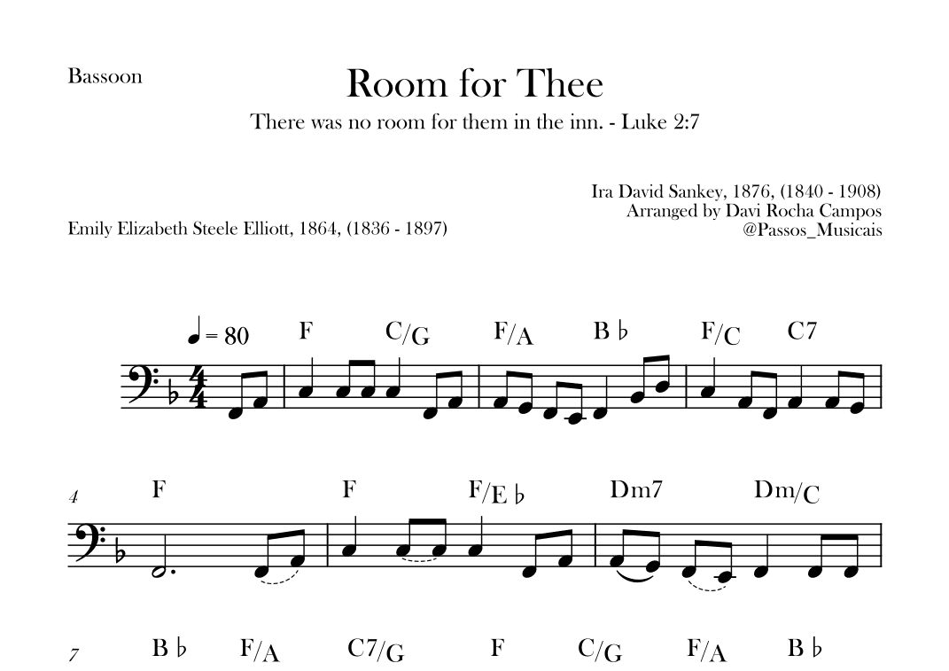 Room for Thee (arr. Davi Rocha Campos)