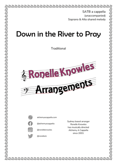 Down in the River to Pray SATB (arr. Ronelle Knowles)