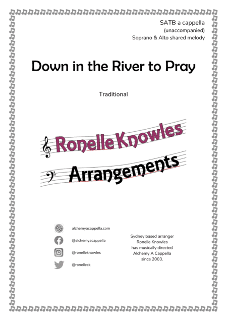 Down in the River to Pray SATB (arr. Ronelle Knowles)