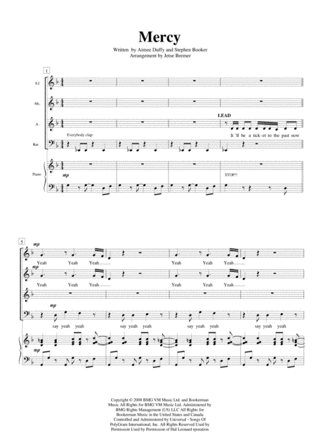 Mercy (arr. Jetse Bremer)