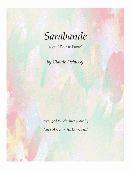 Sarabande (from Pour le Piano) (arr. Lori Archer Sutherland)