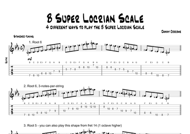 B Super Locrian Scale (4 Ways to Play)